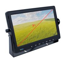 10,1"-fahrzeug-rückfahrmonitor Unterstützt Ahd 1080p-kameras, Mit Dvr Zur Bildaufzeichnung, 4 Eingänge Enthalten Rahmen Und Fuß, Schwarz