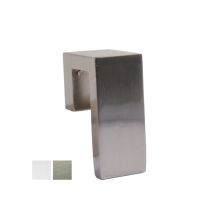 Bouton de meuble – Finition chrome brillant et nickel satiné – 17x25 mm – 40 mm de hauteur – GAMET