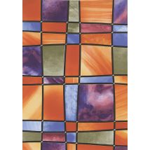 Fablon - Stained Glass Window Wrap Self Adhesive Vinyl Film Stickyback 2m X 67.5cm