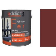 Vernice Ferro 2,5 Litri Ossido Rosso - Addict