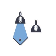 Le Voyage De Chihiro Serviette De Toilette Mains Pop-up No Face 25 X 25 Cm Marushin