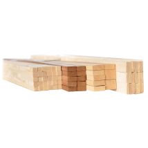 FERRAMENTA1.COM – Listello in abete levigato 10 mm x 40 mm x 200 cm – Materiale: Abete –
