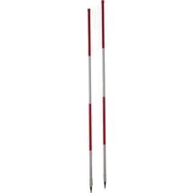 Fluchtstab 2m – Stahlspitze – PVC-Ummantelung – 35mm Durchmesser – 1125g Gewicht
