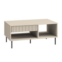 Tavolino Da Caffè 1 Cassetto Nova Beige 45cm