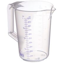 Brocca per mescolare 1000 ml in polipropilene – Resistente a temperature da -20°C a +100°C – Manico ergonomico – UMETA