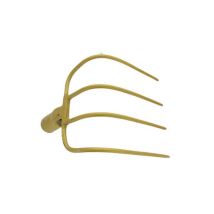 IDROWEB – 5 Horquillas de 4 Dientes Curvas Estándar – Acero Forjado