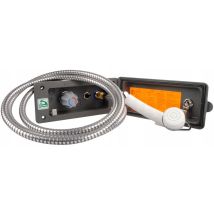 Douche extérieure – ABS résistant aux UV – Mélangeur eau chaude/froide – Jardin piscine