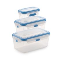 Sp-berner Super Lock Contenitore Rettangolare Blu, Traslucido 3 Pezzo/i