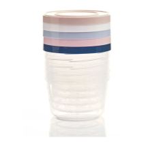 Contenitori di conservazione 250ml – Set di 5 – Ermetici e a prova di perdite – Polipropilene alimentare – Fabbricazione Francia