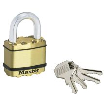 Master Lock Candado Con Llave De Acero Laminado, L.50 Mm Master Lock