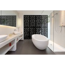 Bolero - Pannello In Pvc Traforato - Parasole - Colore: Nero - Misura: 73x148 Cm