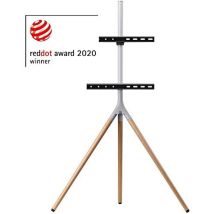 One For All - Supporto Tv Universale A Treppiede Uno Per Tutti - Dimensioni Schermo 32-65' - Tv Lcd/led/plasma/oled/qled - Girevole A 360° E 