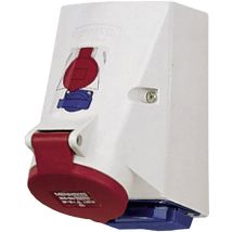 Mennekes Wanddose 16a,5p,6h,400v,ip44 1649