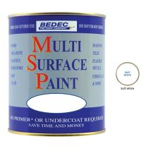 Bedec - Multi Surface Paint - Matt - Soft White - 2.5l