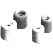Türpuffer Nr. 24 – Rot – Gummi – Sichtbar verschraubt – 30X26mm