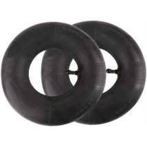 Paryou – Pack Of 2 Inner Tubes 4.10/3.50-4 – Tr87 Curved Valve Stem – Isobutylene Isoprene Rubber – For Wheelbarrows And Lawnmowers