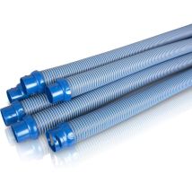 Paryou – Set Of 6 X 1 M Long Twist-lock Suction Hoses – Compatible With Hydraulic Robots T3/t5 Duo/mx – Blue Pvc – Quick And Waterproof Connection – 