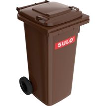 Sulo - Müllgroßbehälter 120 L Hdpe Braun Fahrbar, Nach En 840