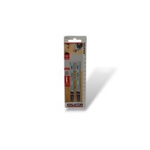 Lama per seghetto alternativo – 100 mm – Acciaio per utensili al carbonio HCS – 8 TPI – Taglio legno e plastica