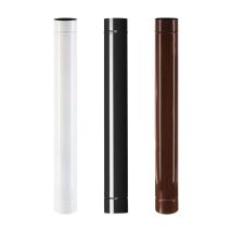 Tubo Smaltato Per Stufe Cm 50 Ø 13 Marrone