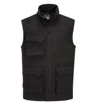 Portwest - Chaleco De Trabajo De Protección Contra El Agua Softshell Kx3 (3 Capas) Kx363 S Negro