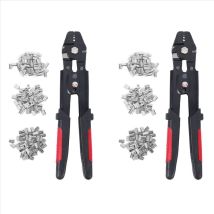 Herramienta De Engaste De Cables De Acero De 2 Piezas Con Manguitos De Engaste.