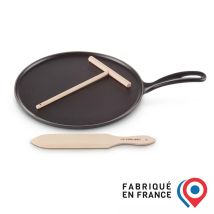 Le Creuset Crepiera Rotonda Ghisa 27 Cm Nero