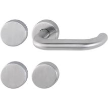 HOPPE – Set FS Paris FS-E138 in acciaio inossidabile per porte interne – 9mm, DIN 18273 – Supporto antincendio