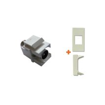 Presa Tv Diretta Iec Maschio Compatibile Legrand Vela - Keystone