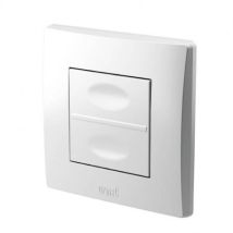 Mando Mural Urmet Captiv Zigbee Negro 2 Botones