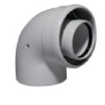 Codo Coaxial Cond. 60/100 45o Mh 610-45mhp15 Fig