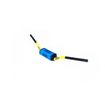 Guidon Sans Barre Irod Jaune Mousse De Protection Bleu Pour Moto