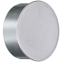 A150/k Fal - Capsula Per Tubo Da Stufa, 120 Mm, Coperchio Per Rivestimento Da Parete, Accessori Per Canna Fumaria, In Lamiera Di Acciaio Di Alta 