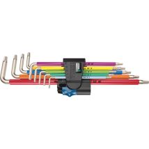 Wera Winkelschraubendreher-Satz 9-teilig für TORX -Schrauben – Edelstahl – Vakuum-Eishärtung – 137 mm