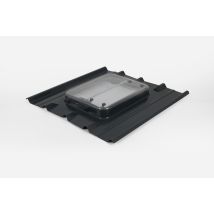Lucarne De Toit Pour Tôles Bac Acier Ondulés Profil 5 Ondes – Ral 7016 Gris Anthracite – Vitre Synthétique Incassable – Lpp Lumiciel