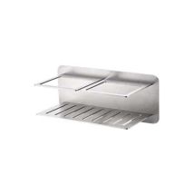 Imex Portasapone Frontal De Acero Inoxidable S304 Con Acabado Níquel Cepillado Sistema Magnetico Para Fijación Modelo Iman Imex-adi011-nq