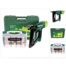 Prebena - 2xr-j50 Clavadora Neumática + Caja + J-box Clavos De Cabeza Recalcada, 8000 Unid.