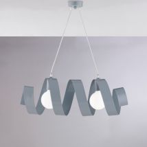 Mikado – Wandleuchte Mit Verstellbaren Leuchten Aus Metall Und Weiß Lackiertem Aluminium Mit Integrierter Led 5 – Max 85 – Bl276-a3-bc