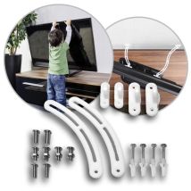 Kit anti basculement TV orientable – Support TV – Type de support TV, Diagonale de écran, Charge maximale – Reer