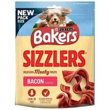 Purina – Bakers Sizzlers Bacon Chewy Rashers 90g – Omega 3 & 6 – Vitamins & Antioxidants – Low Fat