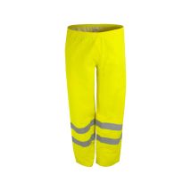ASATEX Regenbundhose RHG – Größe S – Warnschutz – Wasserdicht – Winddicht – Reflektierendes Material – Gelb