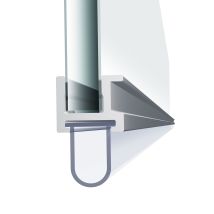 Joint de porte et fenêtre – Joint d'étanchéité à soufflet fendu – L=1000 mm – Mode de fixation, Matières, Type de joint, Espace à combler, Largeur, 