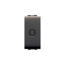 12 X Life 4048/1 Presa Coassiale Tv Diretta Grigio Antr