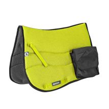 Blu Navy - Sottosella Per Trekking In Tessuto Tecnico Ttech E Interno In Sympanova Con Tasca