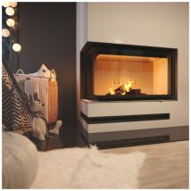 Kratki - Bricosol Chimenea De Leña De Acero Mbo Izquierda 15 Kw Ø 200