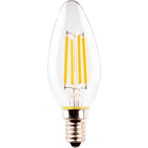 Muller Licht - Müller-licht Led-lampe, Kerzenform, 400190, Eek: F, E14, 4 W, 2700k, Klar