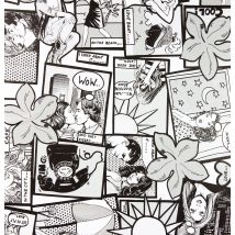 Fine Décor - Rotolo Fablon, Fantasia A Fumetti, 45 Cm X 2 M