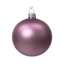 Webmarketpoint - Pallina De Navidad De Vidrio Opaco En Color Lila Cristal Ø 10cm