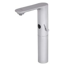 Sanela - Grifo De Lavabo Automático, Alimentado Por Batería, Cromado Slu 60b
