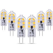 Héloise G4 Led-ampoule 12v 2w Warmweiß 3000k, 200lm, Ersatz Für 10w/20w Halogenlampen, Nicht-dimmbar, Bi-pin G4, Ac/dc, Für Kronleuchter Und 